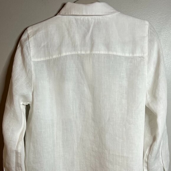 Soft Surroundings Bettina Shirt Size M in White color - Picture 4 of 6